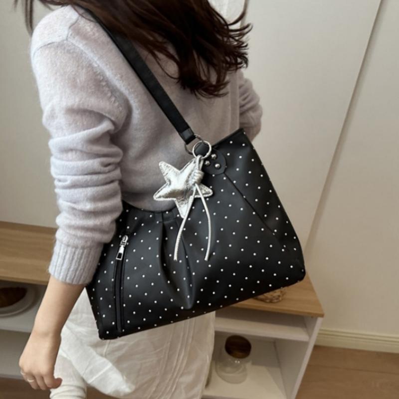 Shopper Tote Canvas - Vintage PU Tote Çanta Günlük Öğrenci