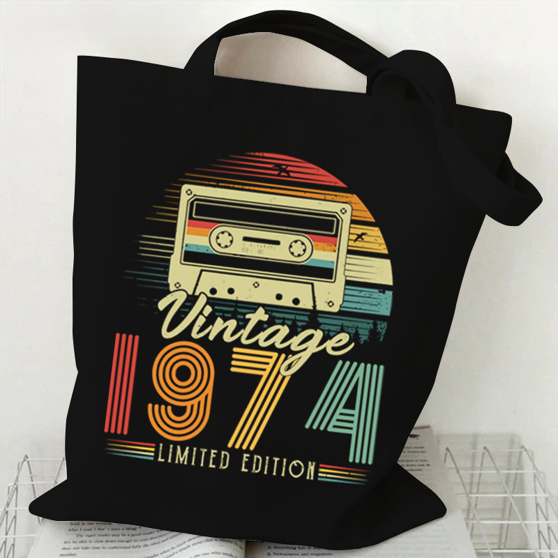 Women Bags Offers - Kadın Çanta Vintage 1974 Kanvas Alışveriş