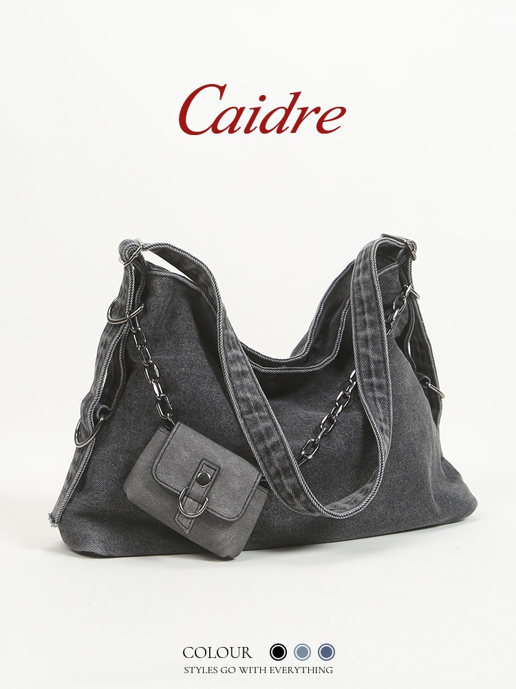 Shopper Tote Canvas - Caidre Büyük Kapasiteli Kanvas Çanta Kadın