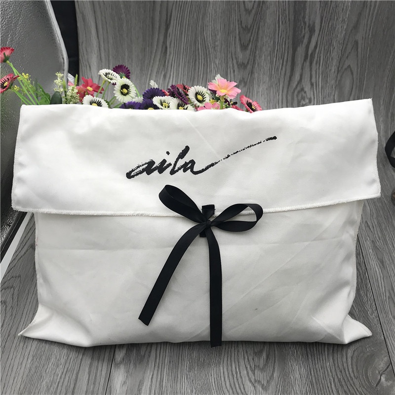 Flap Bag Envelope - Yumuşak pamuk zarf bez ayakkabı toz
