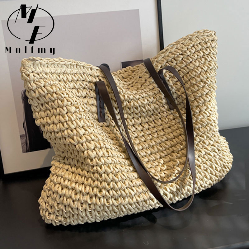 Women Bags Offers - Saman Dokuma Bez Çantalar Rahat Büyük