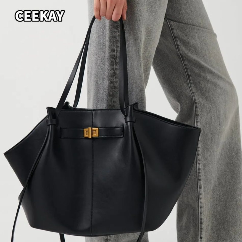 Women'S Tote Bags Designer - Moda Büyük Kapasiteli Trapez Kadın Omuz