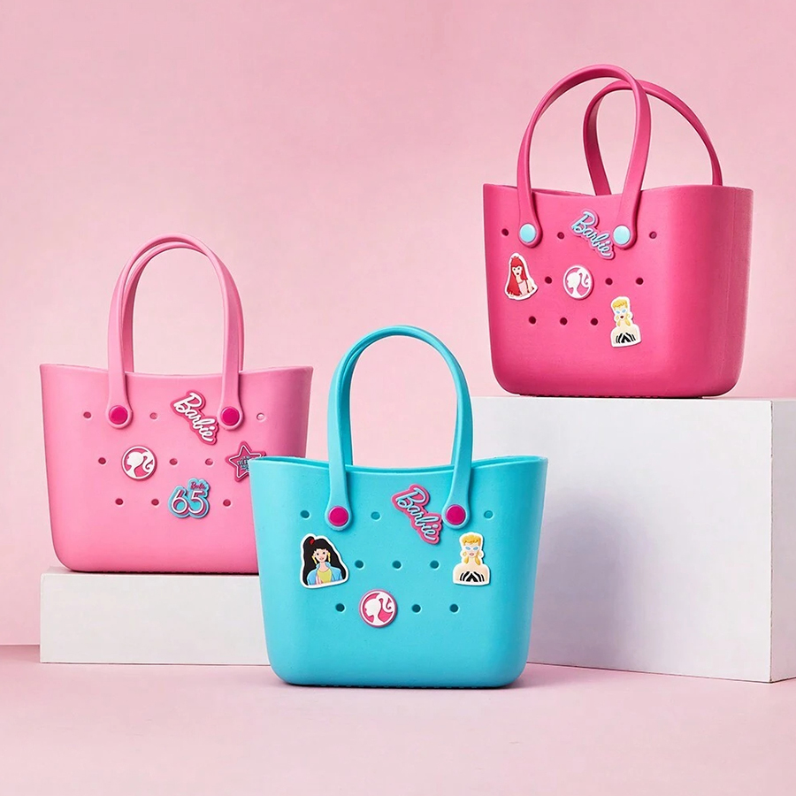 Women'S Tote Bags Designer - MINISO Barbie Sunlight Shining Serisi Tote