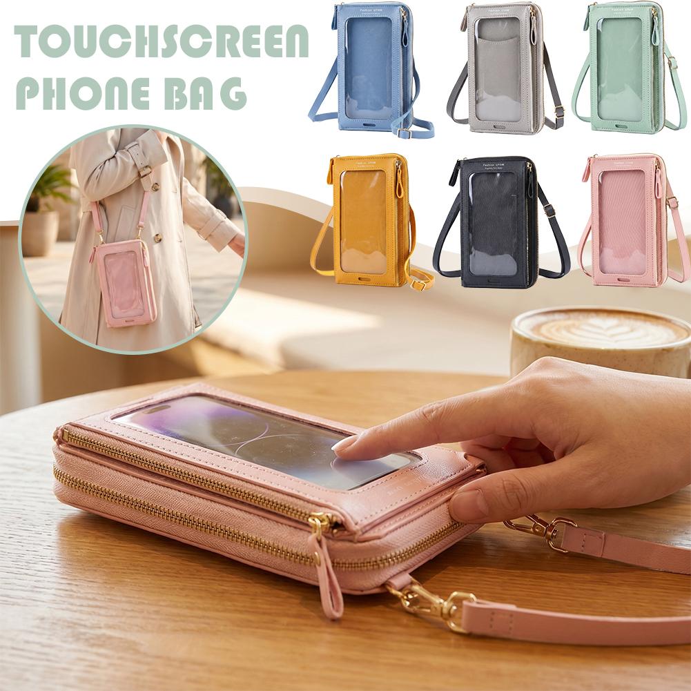 Women Bags Leather - Kadın Çantaları Yumuşak Deri Cüzdanlar Dokunmatik