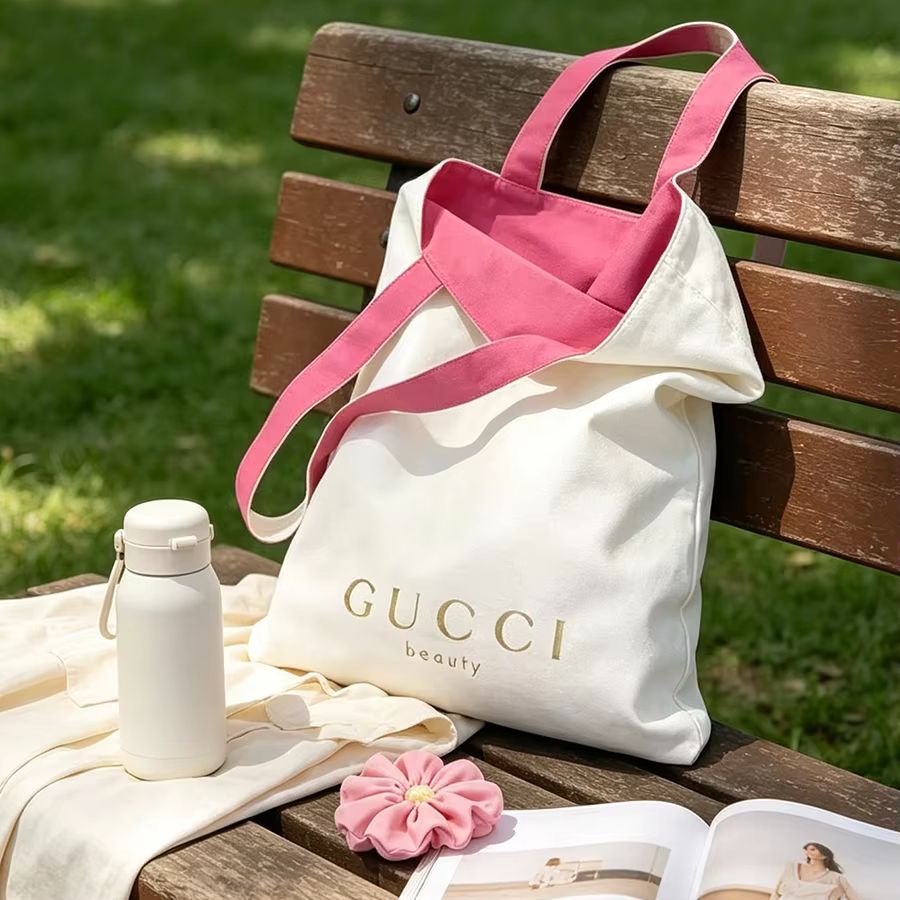 Women'S Tote Bags Designer - GUCCI'nin Kadın Kanvas Çantası Çift Taraflı