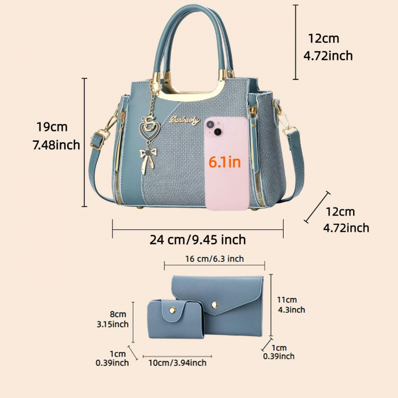 Şık Kadın Çanta Seti, Çok Renk - Women Bags Leather incelemesi ve fiyatı