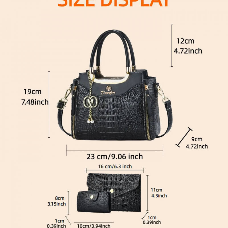 Kadınlar İçin Timsah Derisi De - Women Bags Leather incelemesi ve fiyatı