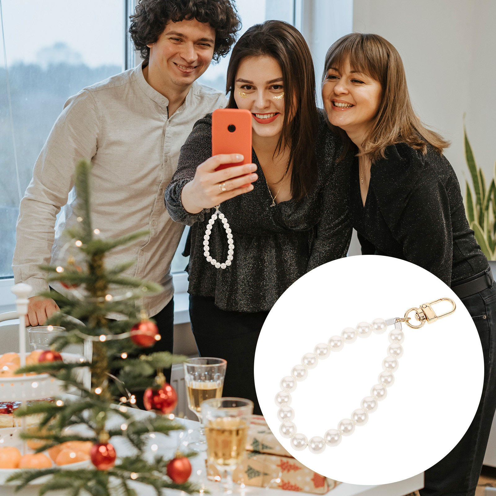 İnci Boncuklu Telefon Askısı D - Women Bags And Purses incelemesi ve fiyatı