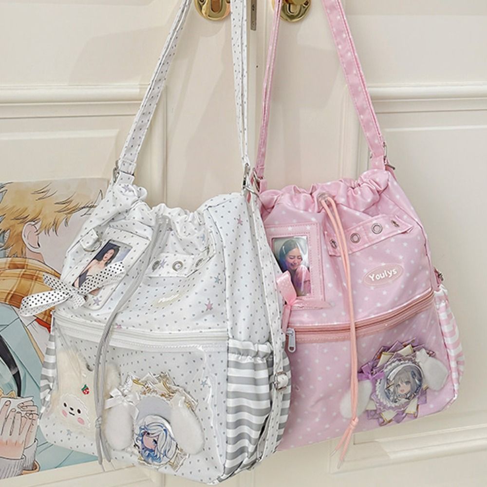 Sevimli Puantiyeli Desenli Ita - Shopper Tote Canvas incelemesi ve fiyatı