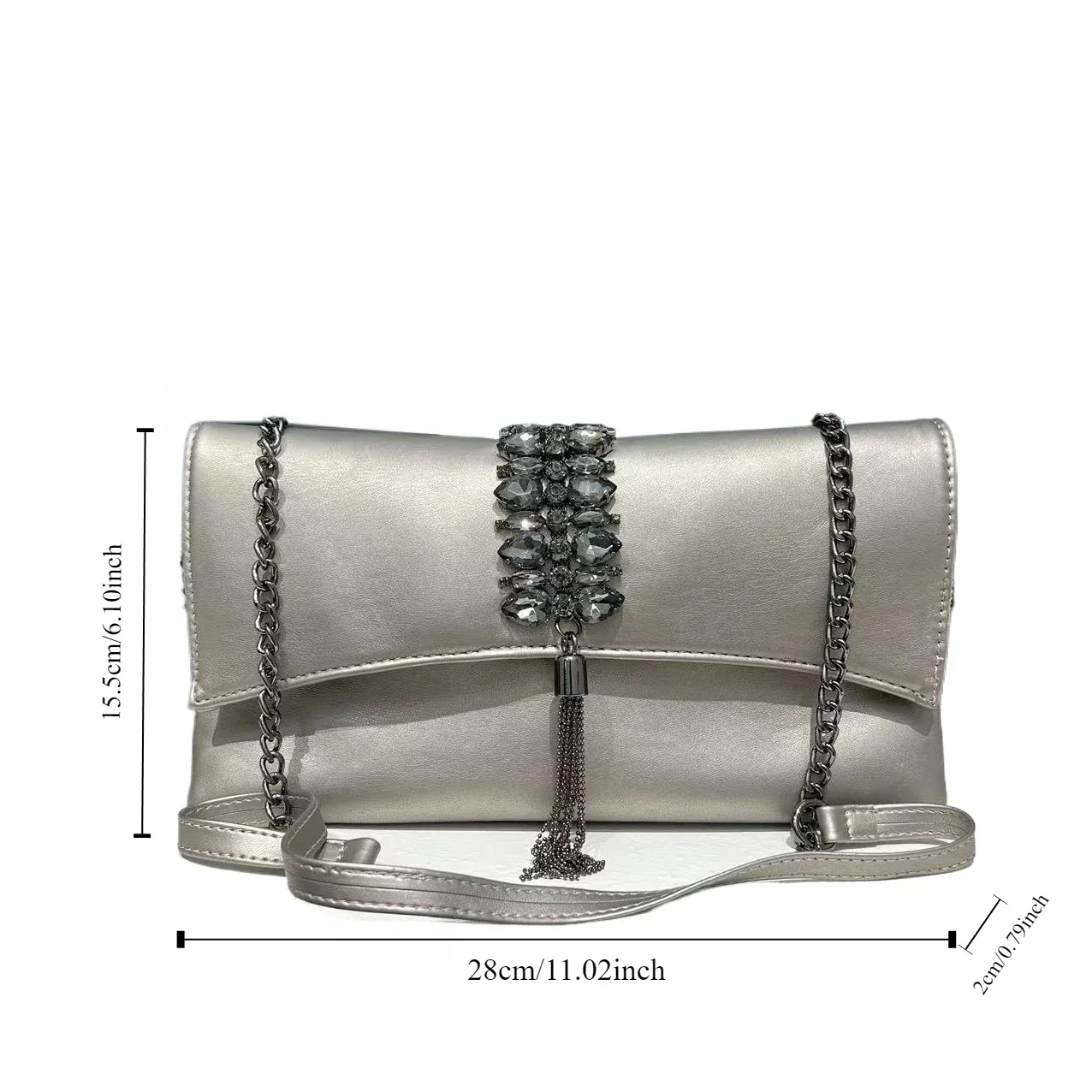 Bayanlar Moda ve Zarif Çanta B - Flap Bag Envelope incelemesi ve fiyatı
