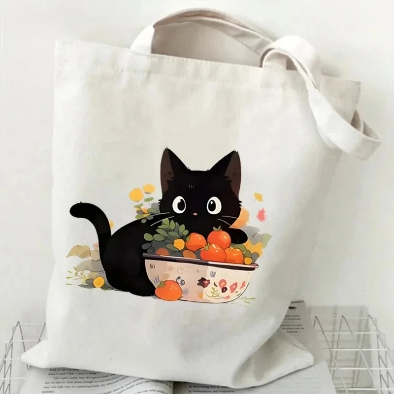 Kedi ve Kitap Kanvas Çanta Bay - Shopper Tote Canvas incelemesi ve fiyatı