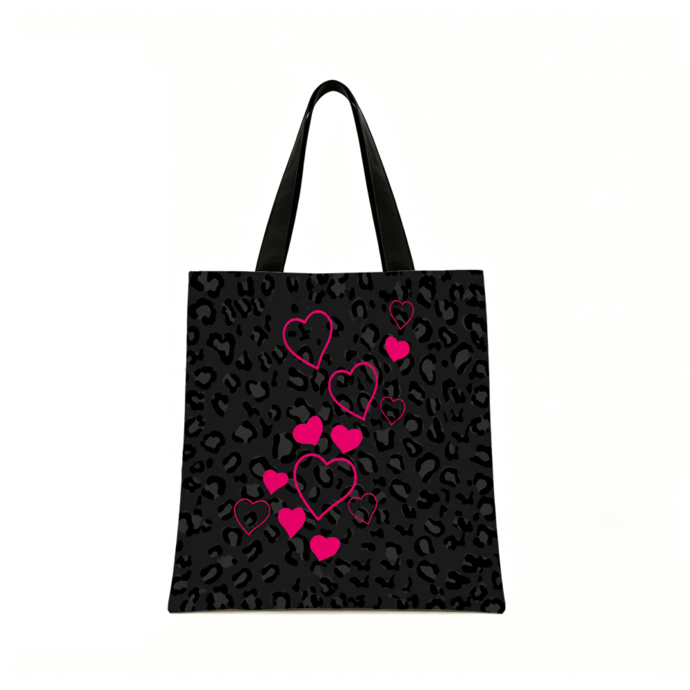 Siyah Leopar Desenli Pembe Kal - Women Bags And Purses incelemesi ve fiyatı